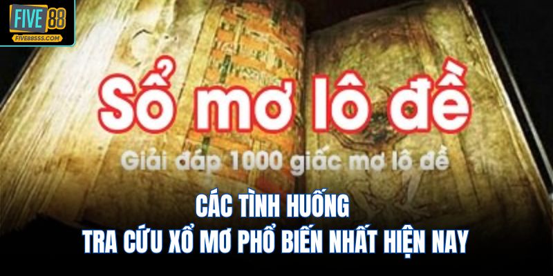 Các tình huống tra cứu xổ mơ phổ biến nhất hiện nay
